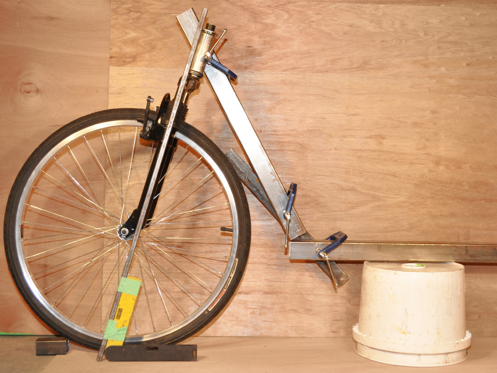 DutchMan Cargo Bike - rake and trail